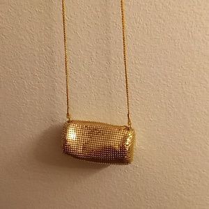 Avon Crossbody One Size Gold Metallic Sequins  SPD P